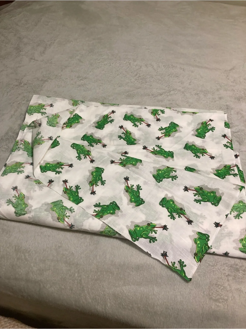 Frog Print Fabric 4 Yards